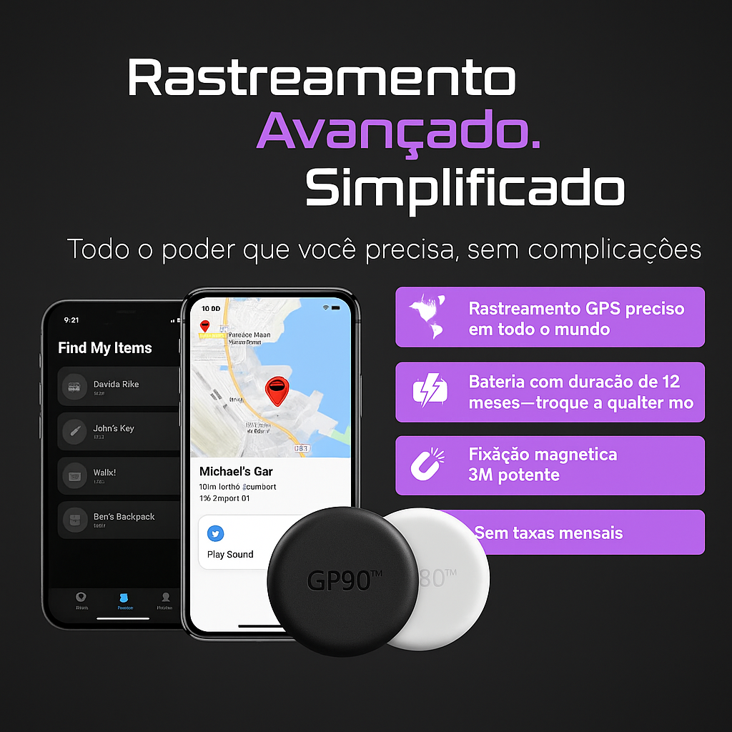 GP90™ – Rastreador GPS com precisão Mundial