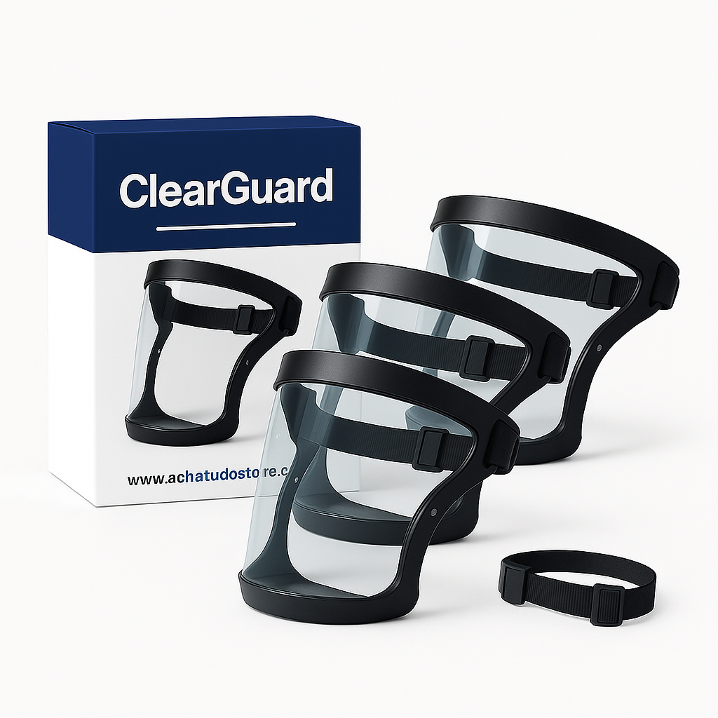 ClearGuard™ - Máscara protetora Facial