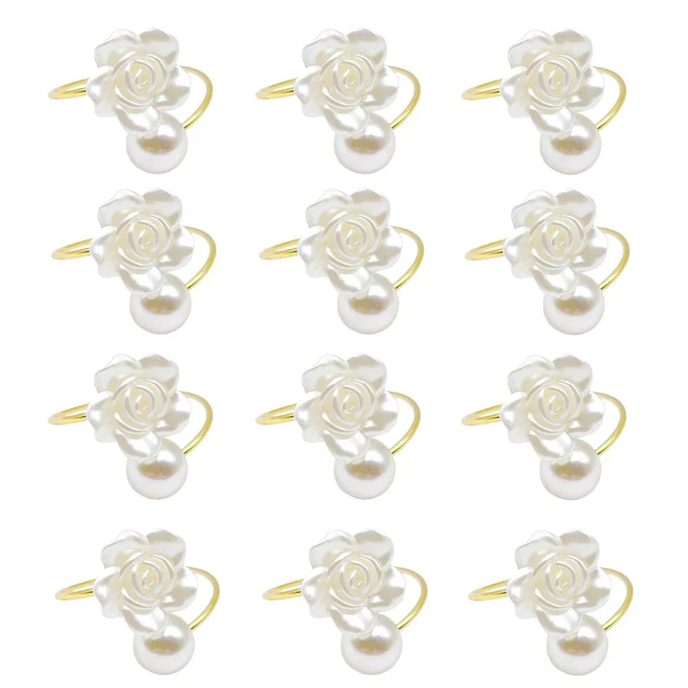 Anéis de Guardanapo com Pérola