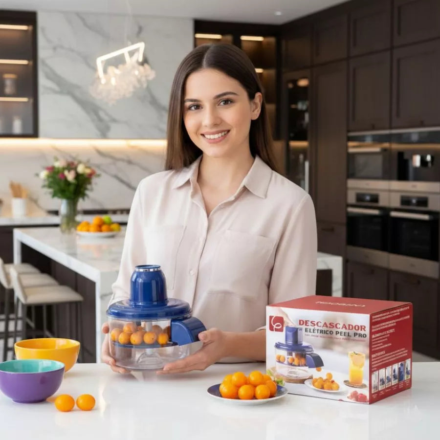 Descascador Elétrico Para Descascar Uvas Frutas Alho Tomate