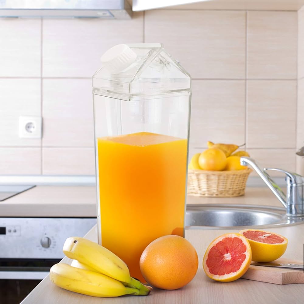 CrystalBox - Garrafa em Acrílico de 1000ml para armazenamento