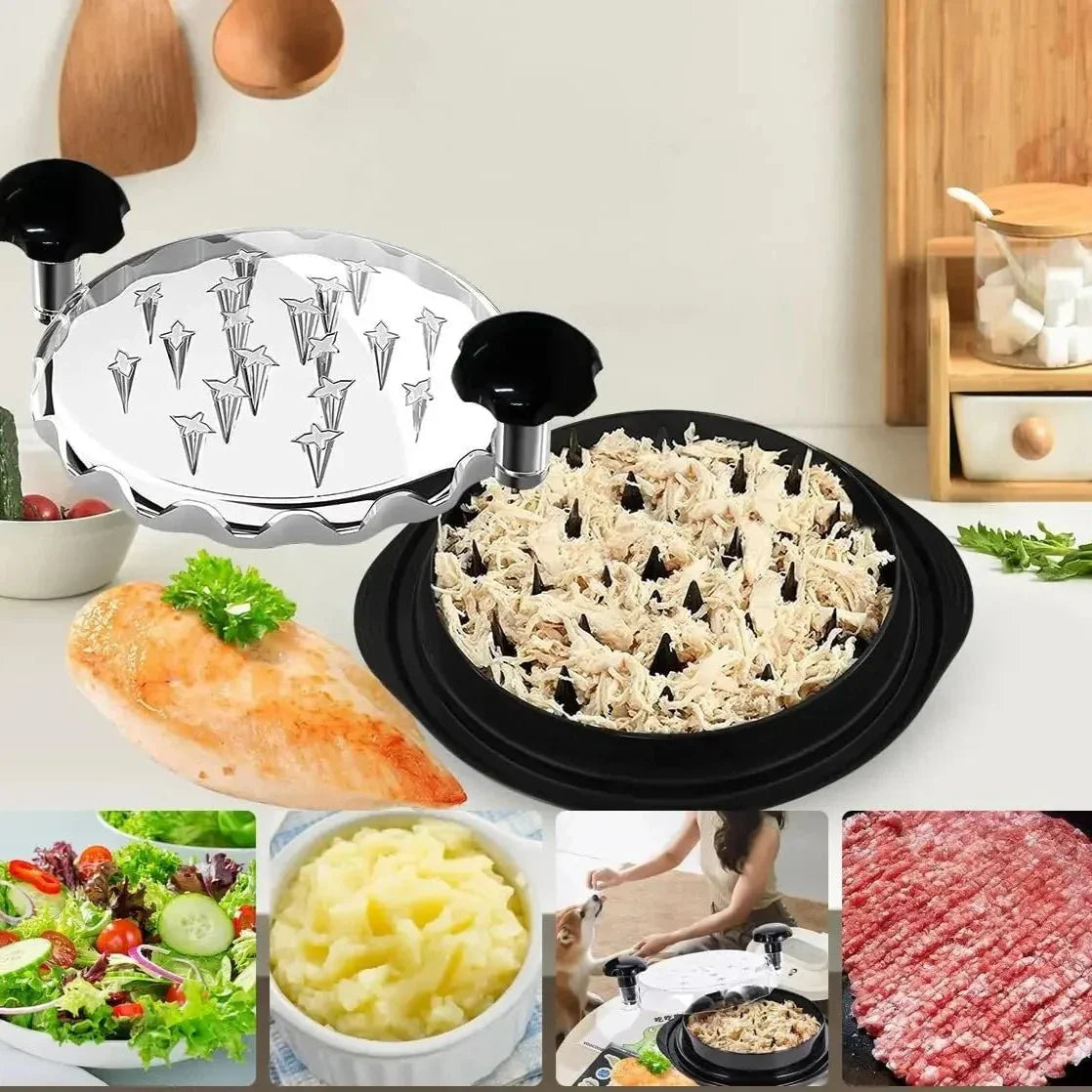ShredMaster Pro - Triturador de Carnes com Tampa Luxuosa