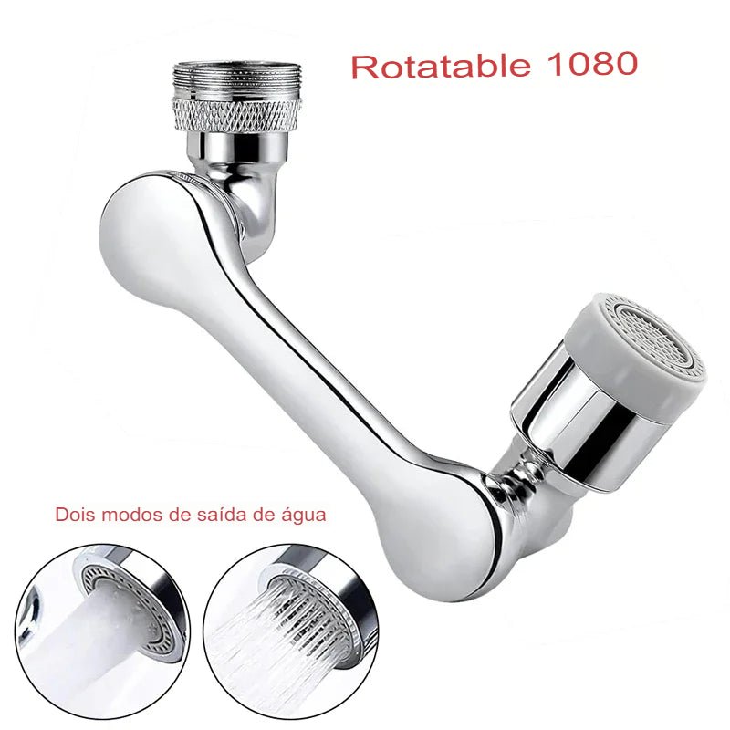 Pague 2 e Leve 3 Unidades - Sprayer Head - Extensor Universal em Inox com Rotação de 1080°